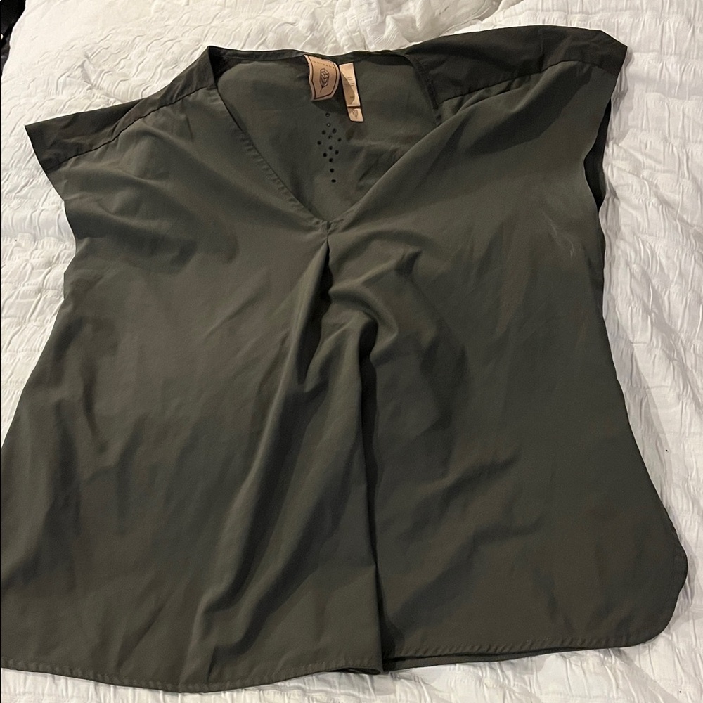 Elegant Dark Green Women's Blouse